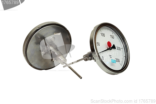 Image of Industrial thermometer.