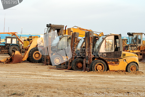 Image of Heavy duty construction machinery