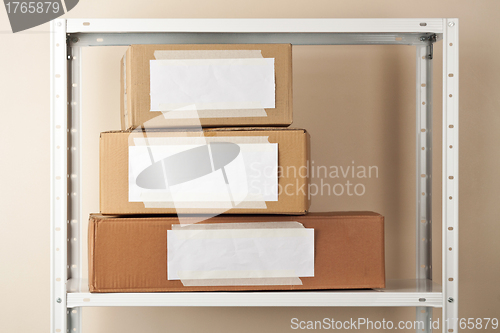 Image of Cardboard boxes