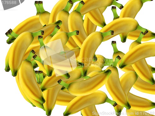 Image of bananas abstract