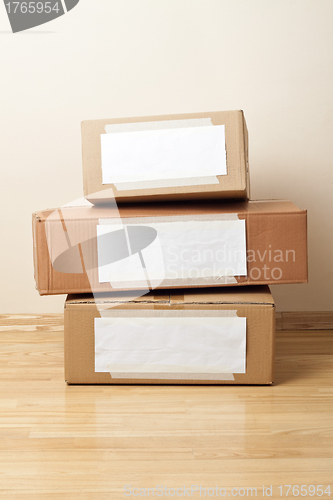 Image of Cardboard boxes