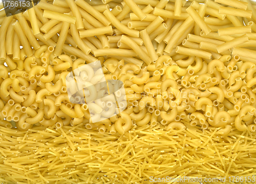 Image of pasta background or texture