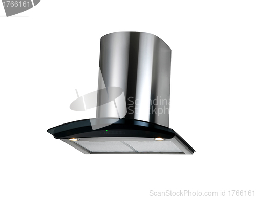 Image of Modern kitchen wall hood - isolated