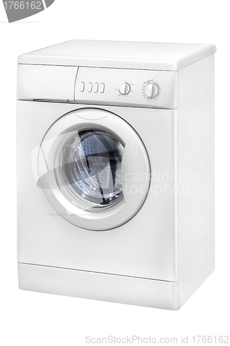 Image of white washing machine