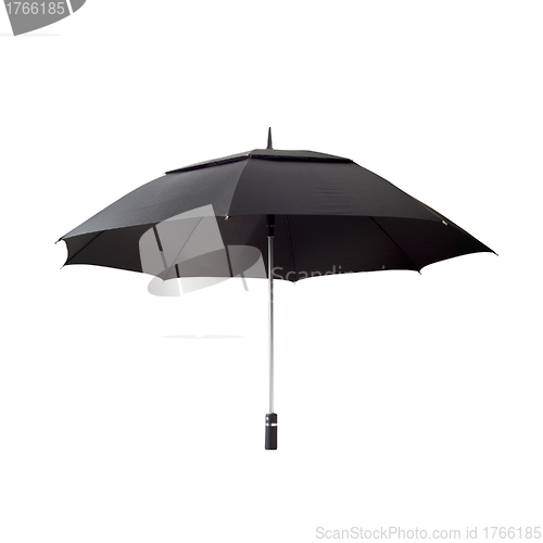 Image of Black umbrella with clipping path