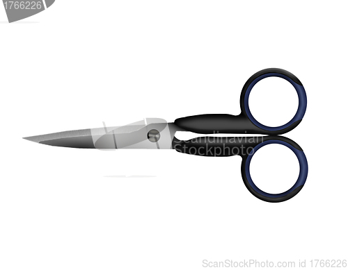 Image of Scissors isolated on the white background