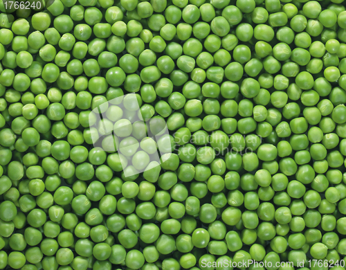 Image of Shelled fresh ripe green peas background