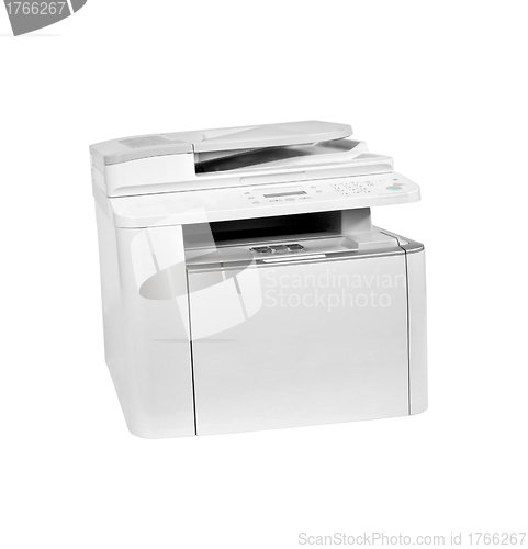 Image of Printer isolated on white