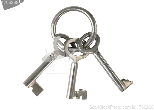 Image of keys on a white background