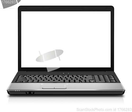 Image of Laptop isolated on white