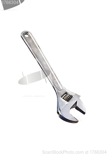 Image of Adjustable wrench isolated on white background