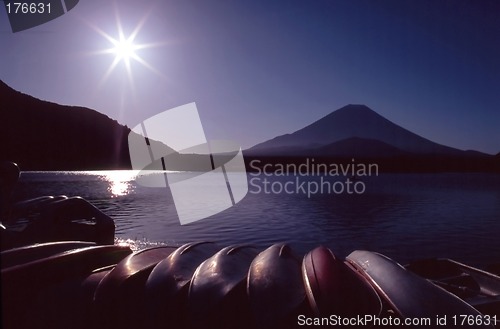 Image of Boats on a Lake