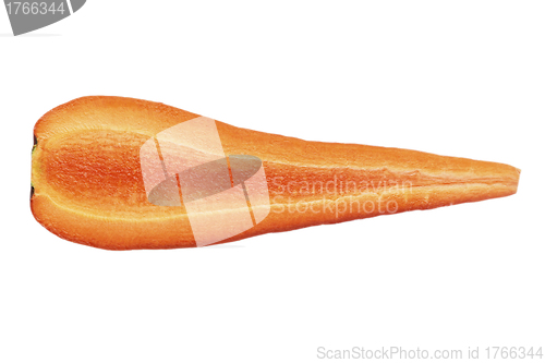 Image of Ripe carrots isolated