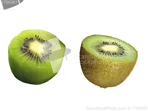 Image of kiwi fruit isolated on white background