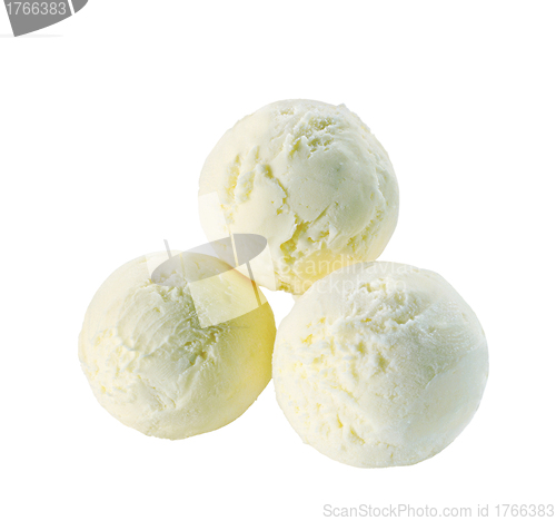 Image of scoop of vanilla ice cream