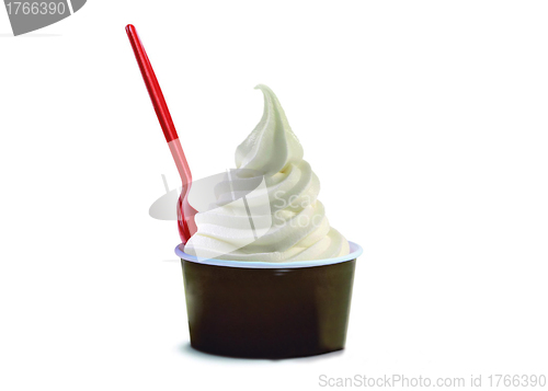Image of Vanilla soft ice cream