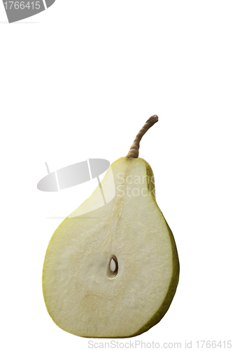 Image of fresh slice pear