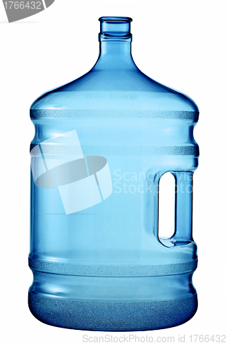 Image of A large bottle of pure water on a white background