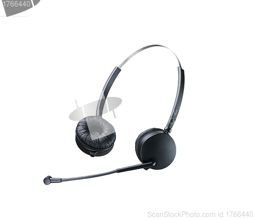 Image of Headphones Isolated on a White Background