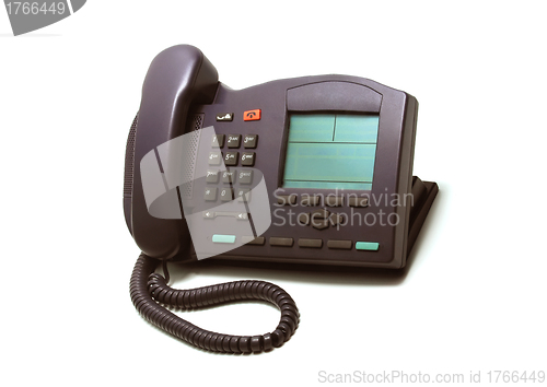 Image of Office phone isolated on white