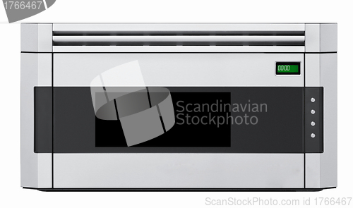 Image of Image of the microwave oven on a white background