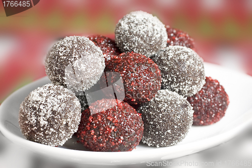 Image of Close up of Coconut Balls