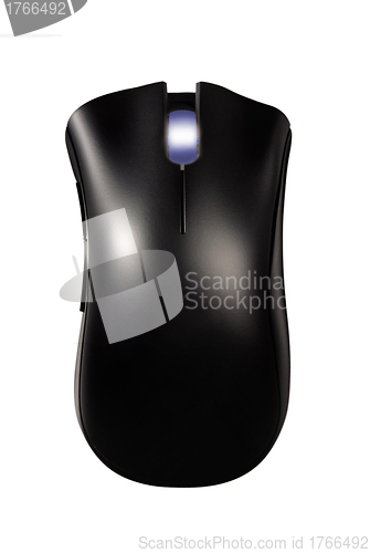 Image of black mouse for notebook