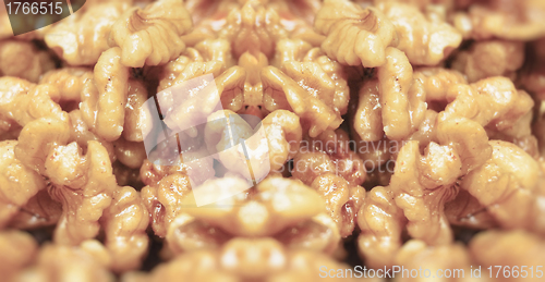 Image of walnuts background