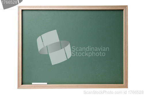 Image of Chalkboard blackboard with frame isolated