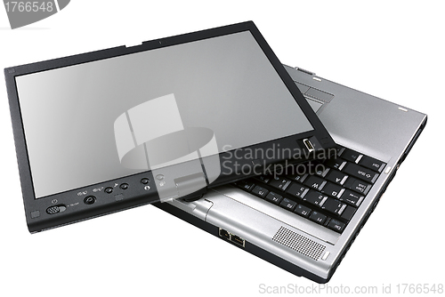 Image of Lap Top Computer with black screen