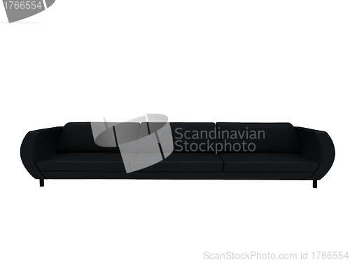 Image of Black sofa