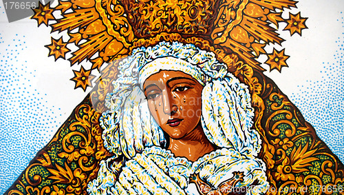 Image of Holy Mary Crying