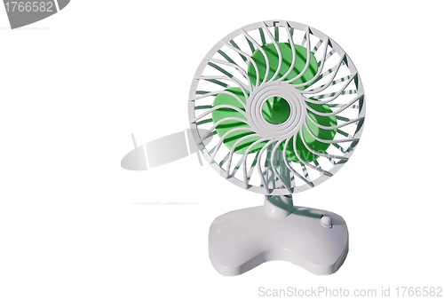 Image of fan isolated