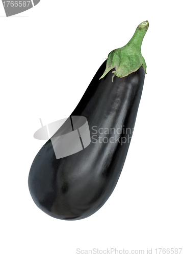 Image of eggplant on a white background