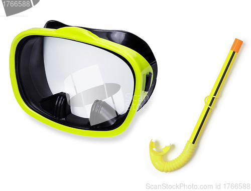 Image of Snorkel and mask for diving