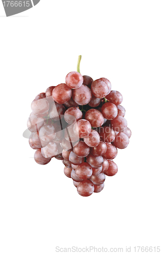 Image of red grape isolated on white
