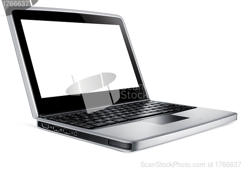 Image of Modern laptop isolated