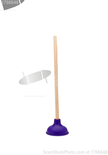 Image of Big plunger isolated on white background