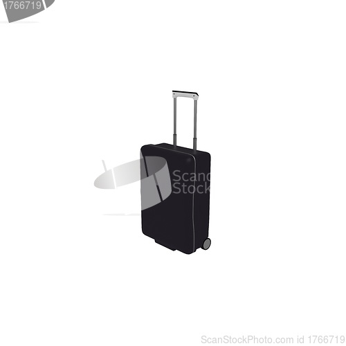 Image of Suitcases isolated on a white background.