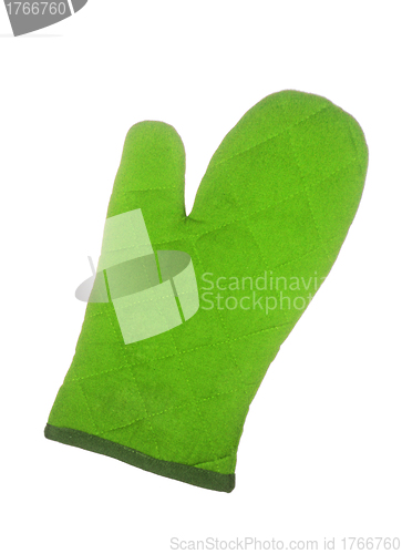 Image of Kitchen glove on a white background