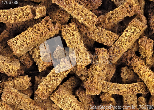 Image of Many small salty dried rusks
