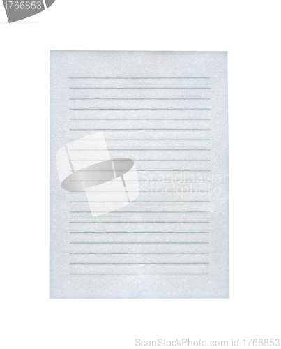 Image of blank Paper tablet