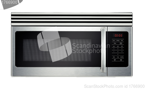 Image of microwave oven isolated