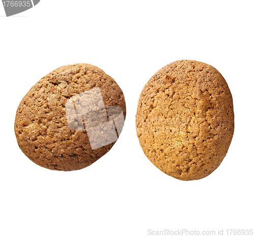 Image of Two oatmeal cookies