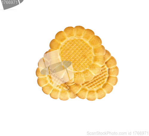 Image of Biscuit isolated on white background