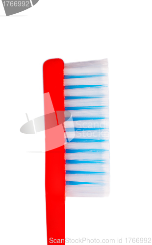 Image of Red toothbrush