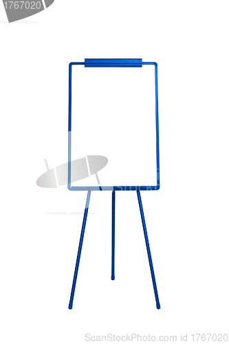 Image of flip chart isolated on white