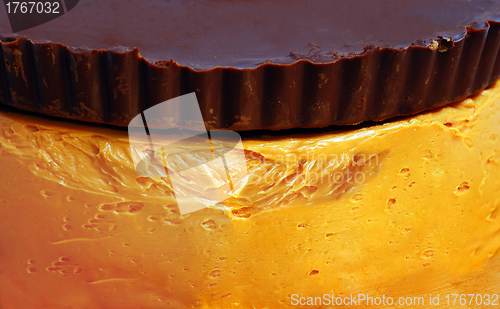 Image of Slice of chocolate cream cake