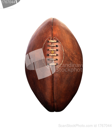 Image of American football isolated