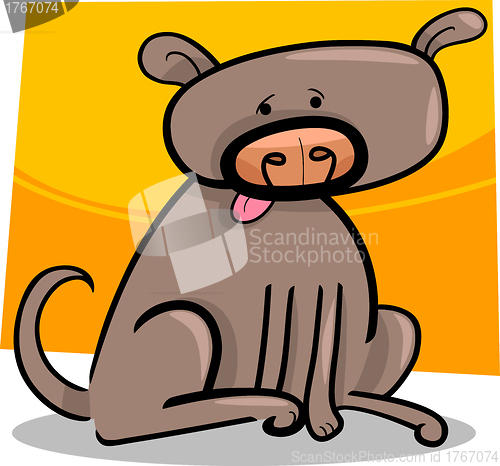 Image of cartoon doodle of dog